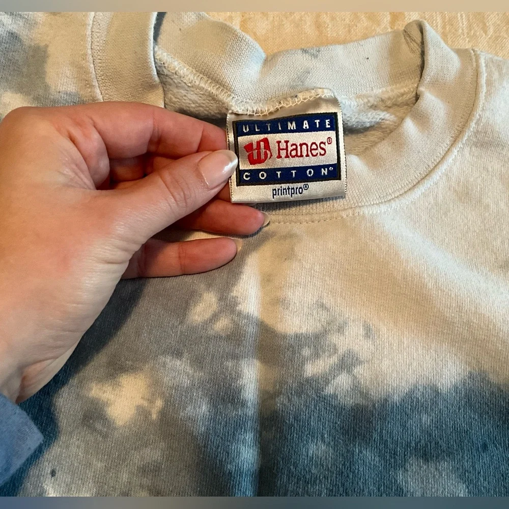Women’s Hanes Tie Dye Crew Neck Sweatshirt size M - Picture 5 of 8